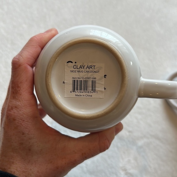 Mom & Dad 18oz. Doughnut Coffee Mugs (Set of 2) White - Picture 7 of 16